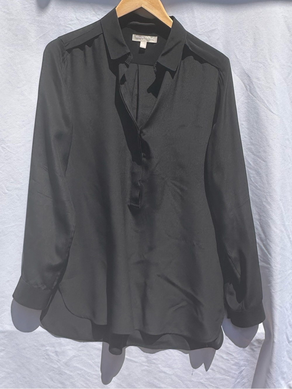 Banana Republic 100% Silk Oversized Tunic Blouse Sz M **EXCELLENT CONDITION**